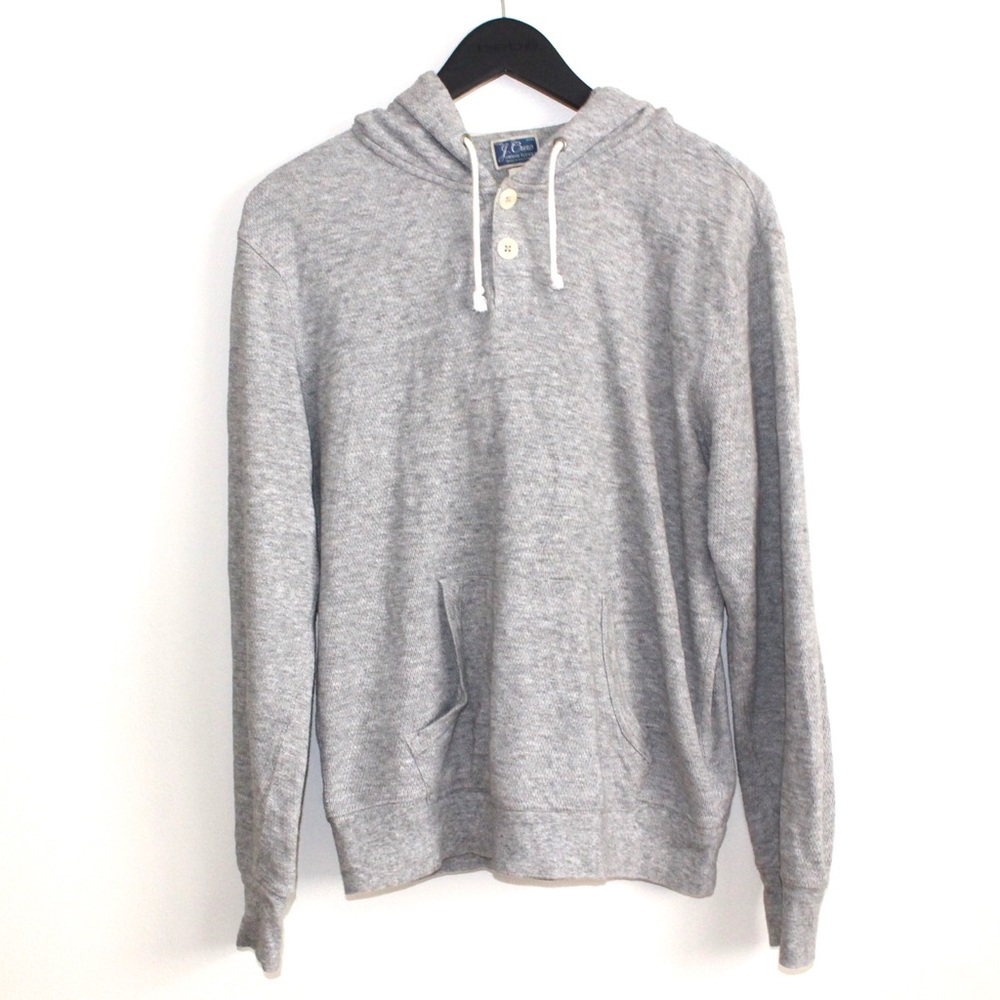 J.Crew Men’s Grey Hoodie S
